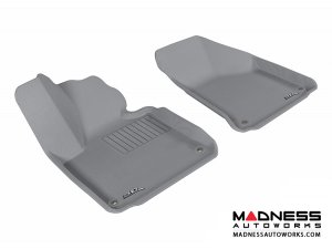 Audi A3 Floor Mats (Set of 2) - Front - Gray by 3D MAXpider (2006-2013)